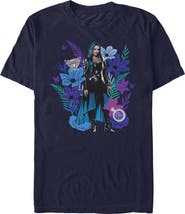 Descendants Men's Descendants Wicked Wonderland Floral Chloe Portrait Graphic T-Shirt
