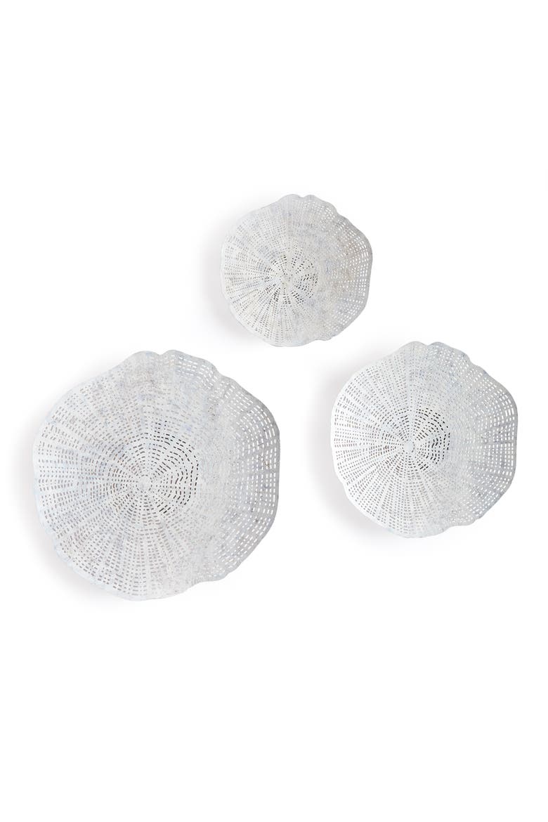 Pacifica Wall Art Set of 3, Main, color, White