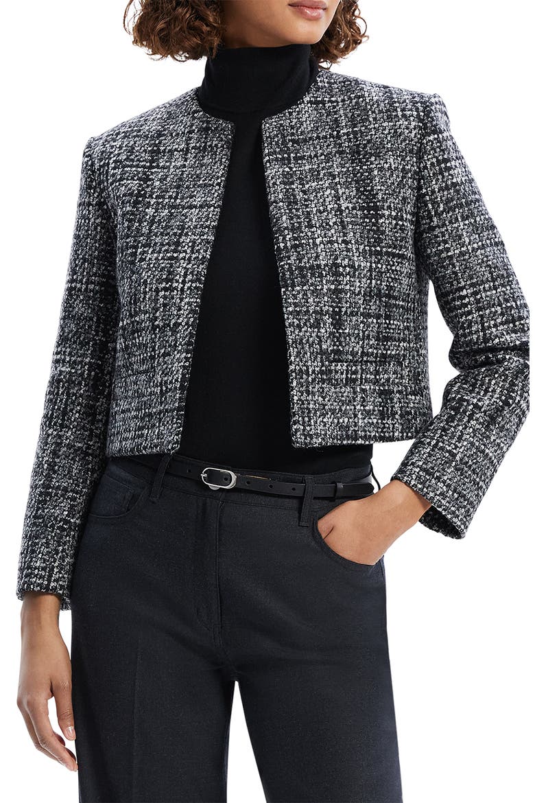Mélange Jacket, Main, color, BLACK MULTI - A0P