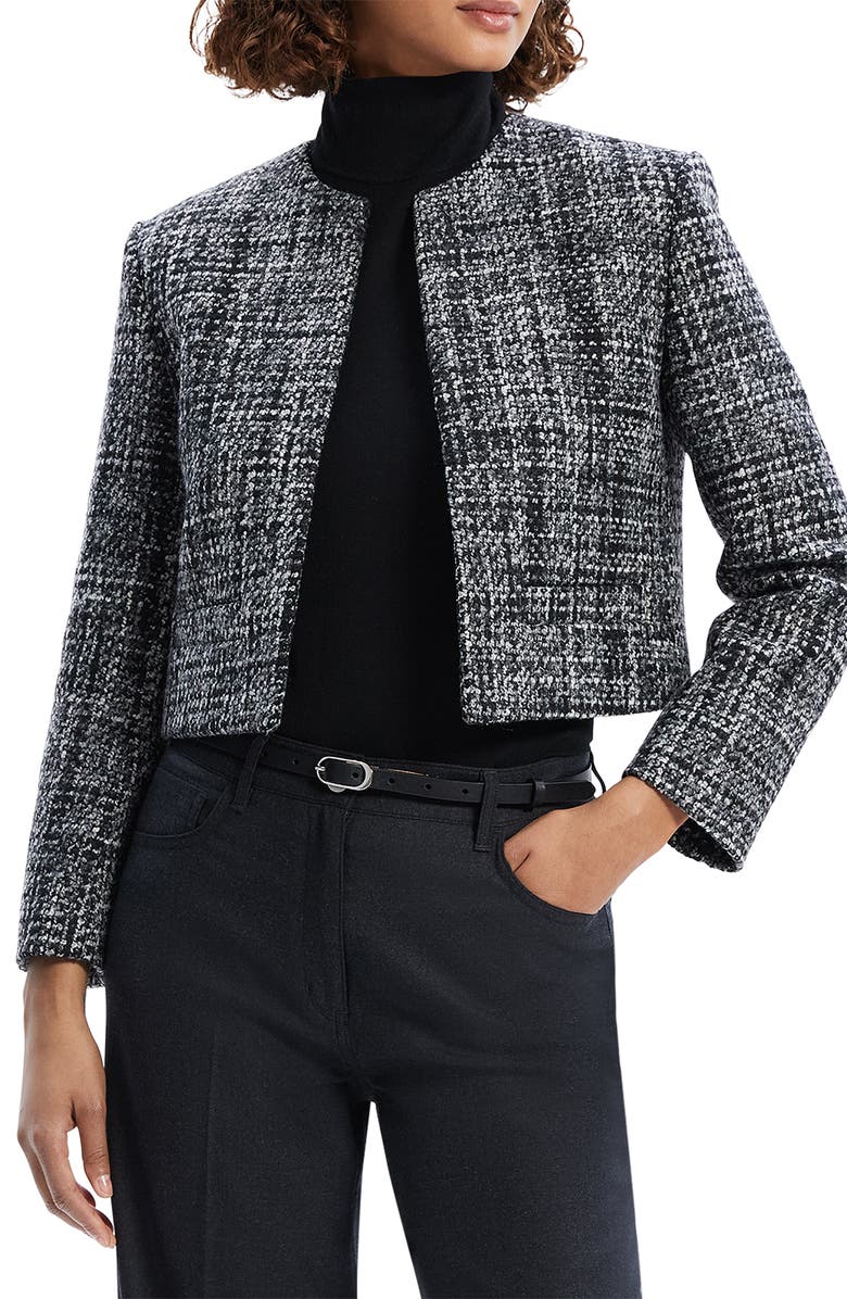 Theory Mélange Jacket, Main, color, Black Multi - A0p