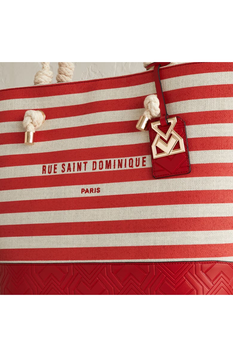 River Island Stripe Shopper Bag, Alternate, color,