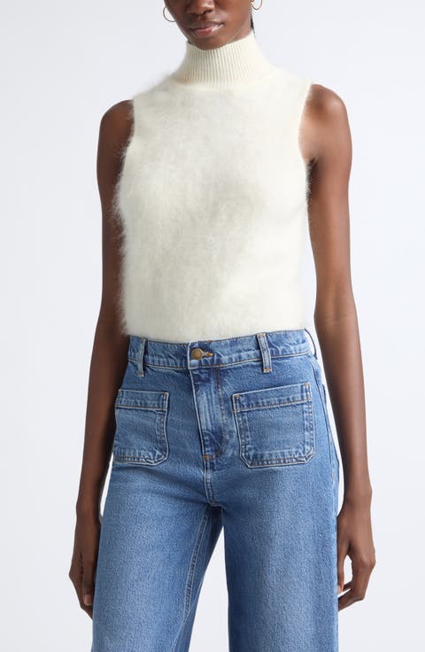 Dora Mock Neck Cashmere Sweater