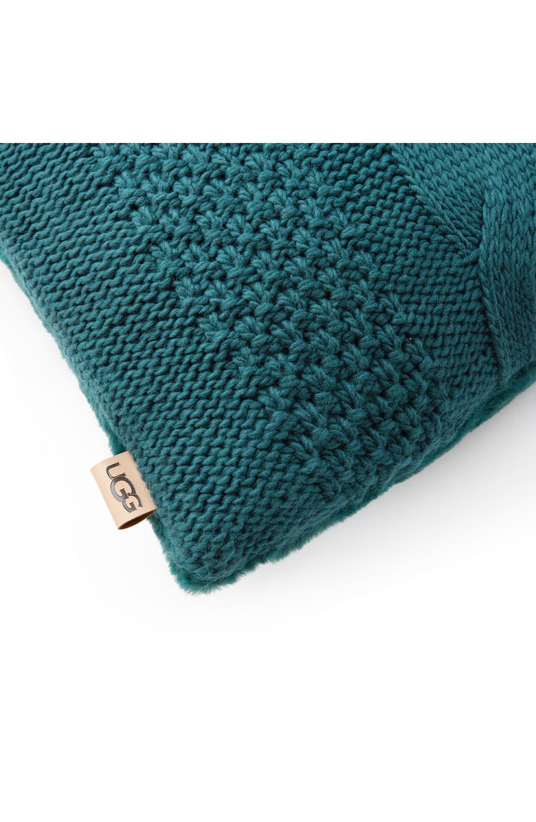 UGG<sup>®</sup> Erie Cable Knit Accent Pillow, Alternate, color, Chlorophyll