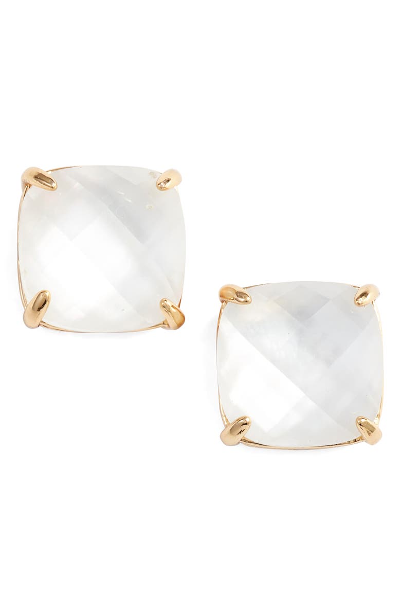 Kate Spade New York small square stud earrings, Main, color, 