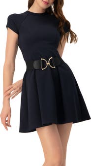IVONNE A-Line Short Dress