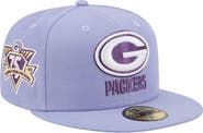 New Era Men's New Era Light Purple Green Bay Packers Lavender Bloom 59FIFTY Fitted Hat