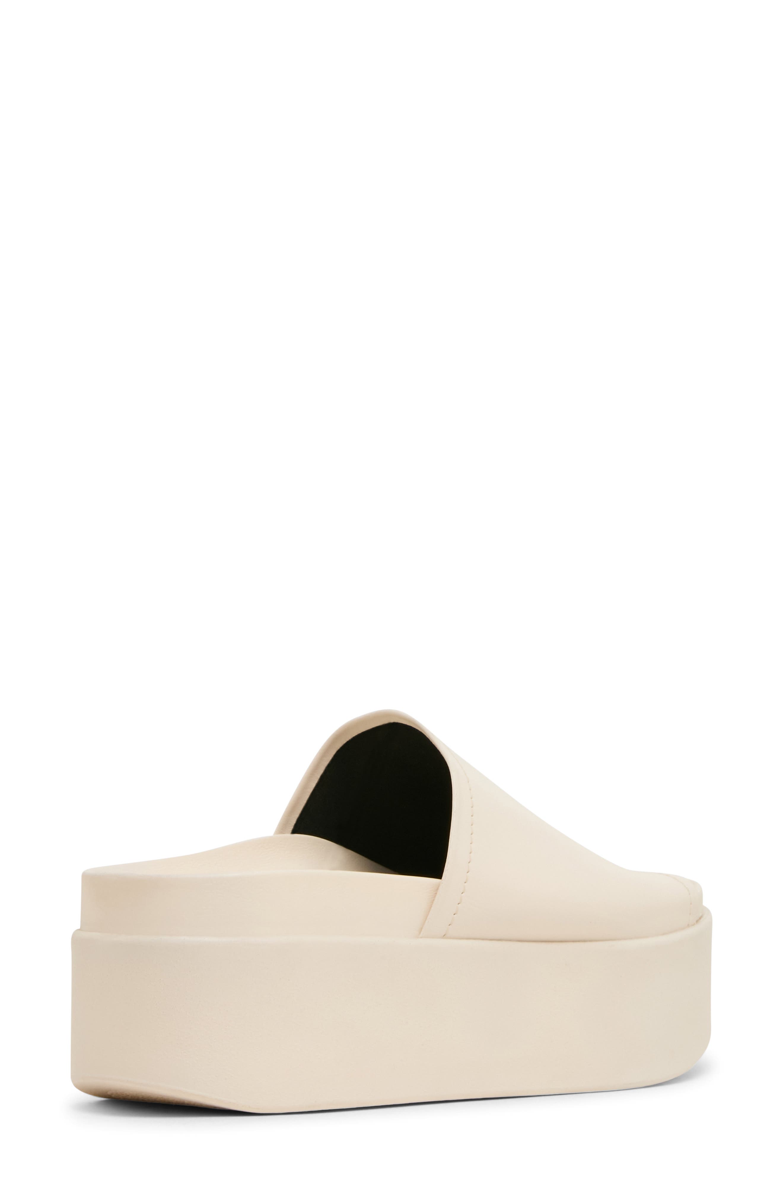 Arwen Platform Wedge Slide Sandal, Alternate, color, BONE LEATHER