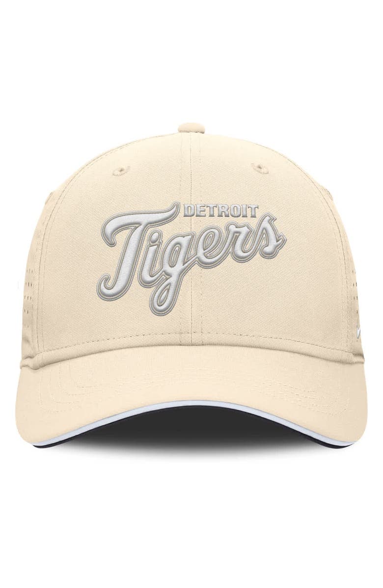 Nike Men's Nike  Cream Detroit Tigers Rise Performance Flex Hat, Alternate, color, 