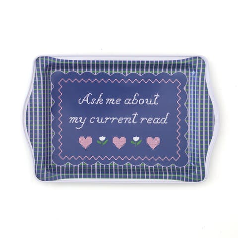 Bookish Collection Metal Trinket Trays