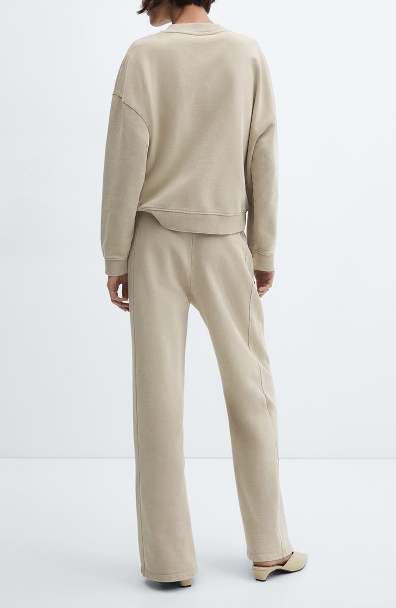 MANGO Oversize Crewneck Sweatshirt, Alternate, color,