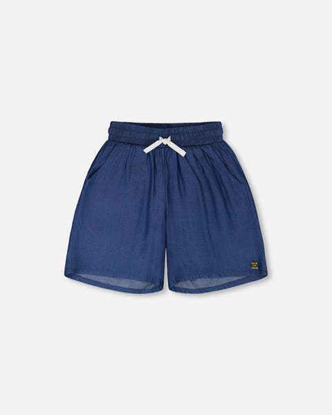 Relaxed Fit Chambray Bermudas (Toddler, Little Kid & Big Kid)