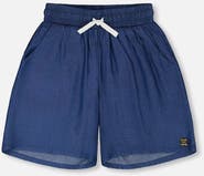 Deux par Deux Relaxed Fit Chambray Bermudas