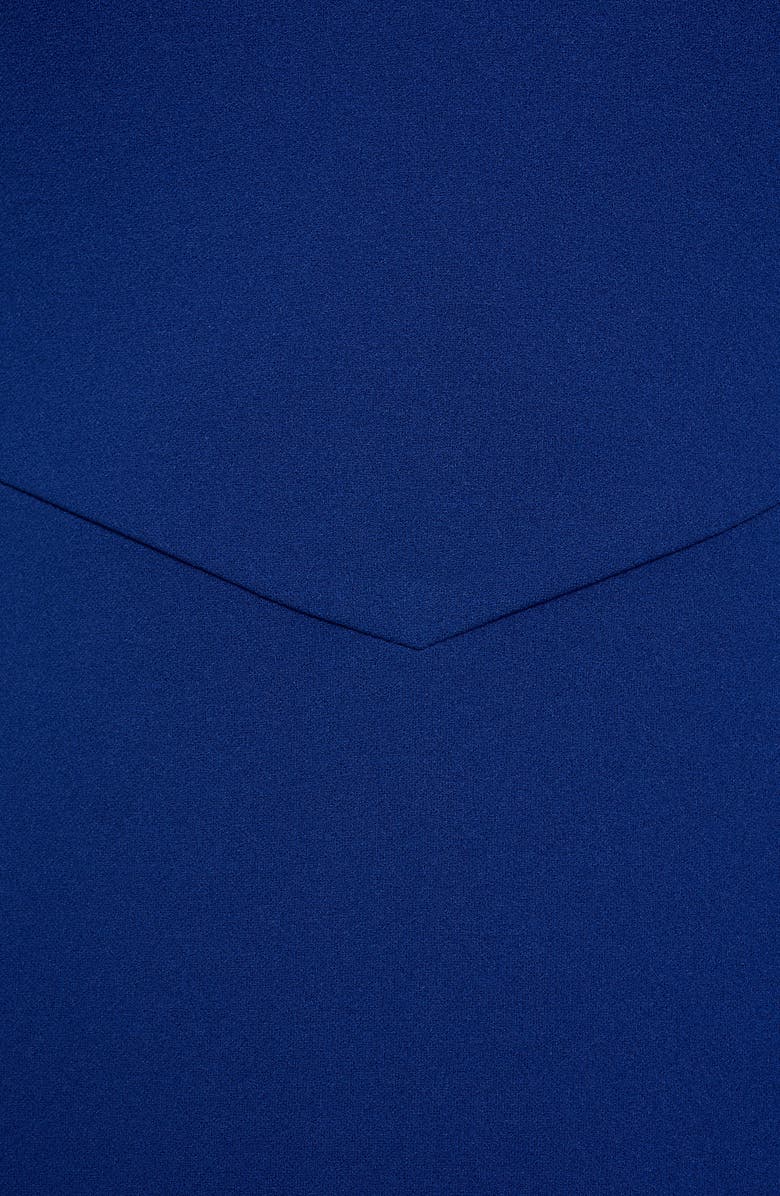 Calvin Klein Short Sleeve A-Line Midi Dress, Alternate, color, Regatta