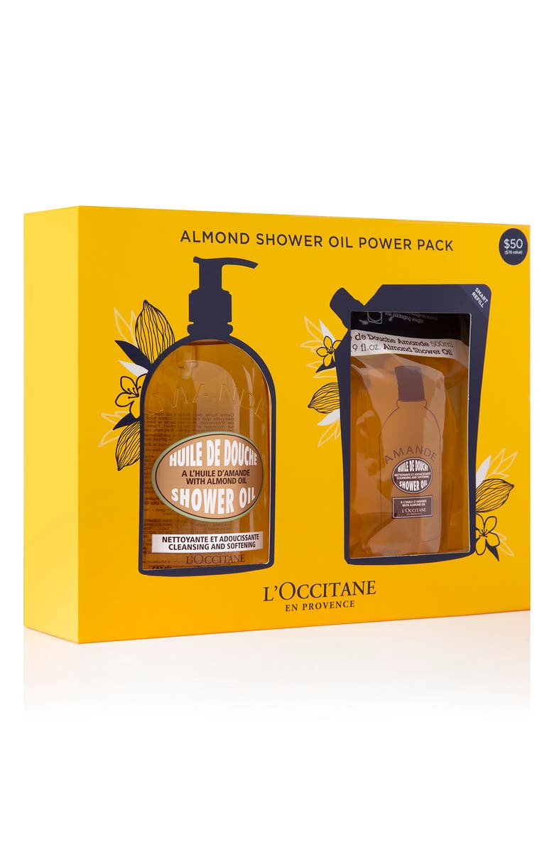 L'Occitane Almond Shower Oil Duo $84 Value, Alternate, color,