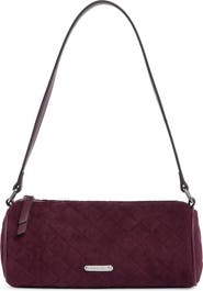 Nine West Storme Quilted Faux Suede Shoulder Bag