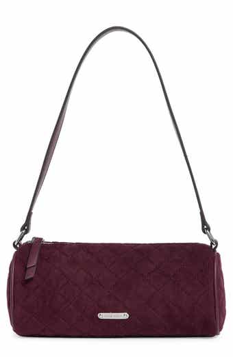 Storme Quilted Faux Suede Shoulder Bag
