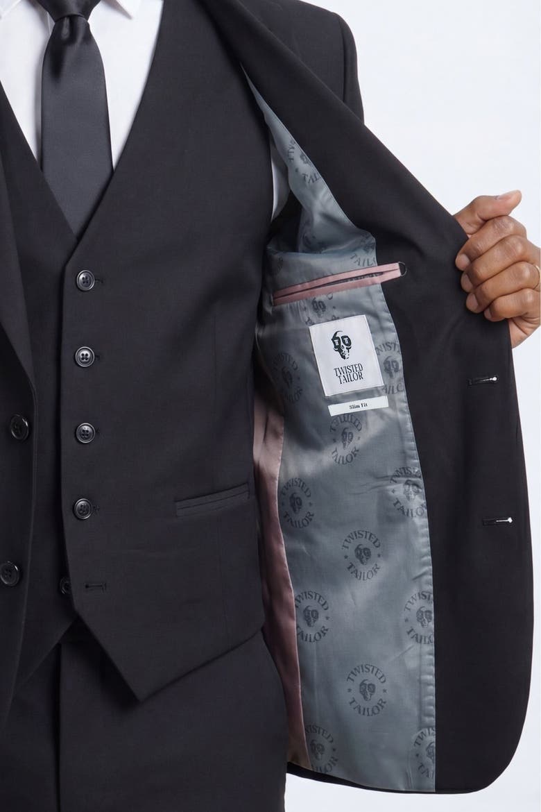 Orwell Slim Fit Suit Jacket, Alternate, color, Black