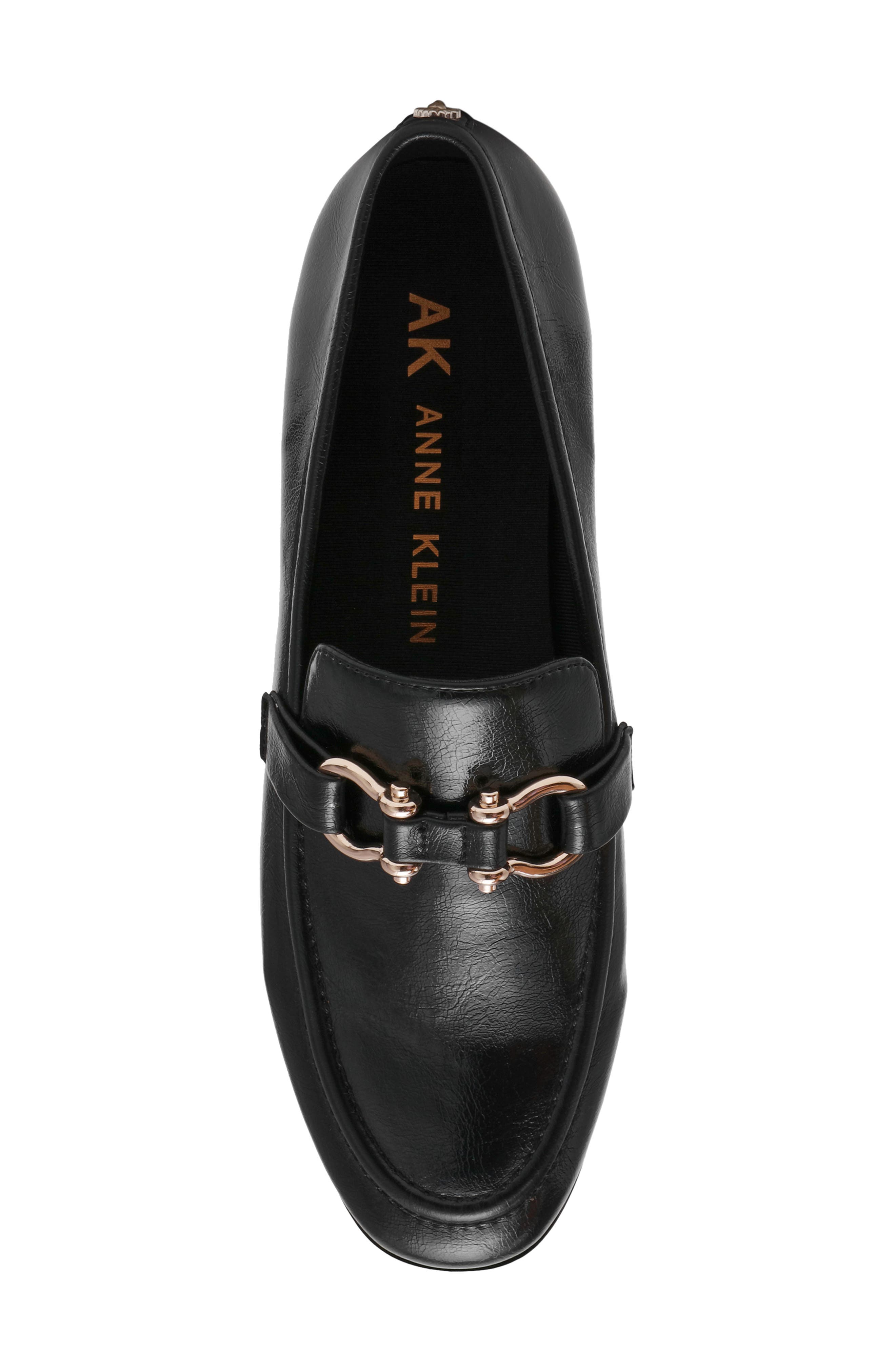 Anne Klein Haveen Bit Loafer, Alternate, color, Black Pu