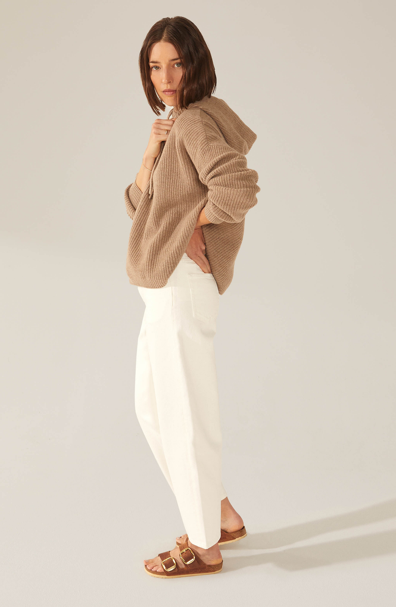Italic Josie Chunky Cashmere Hoodie, Alternate, color, 