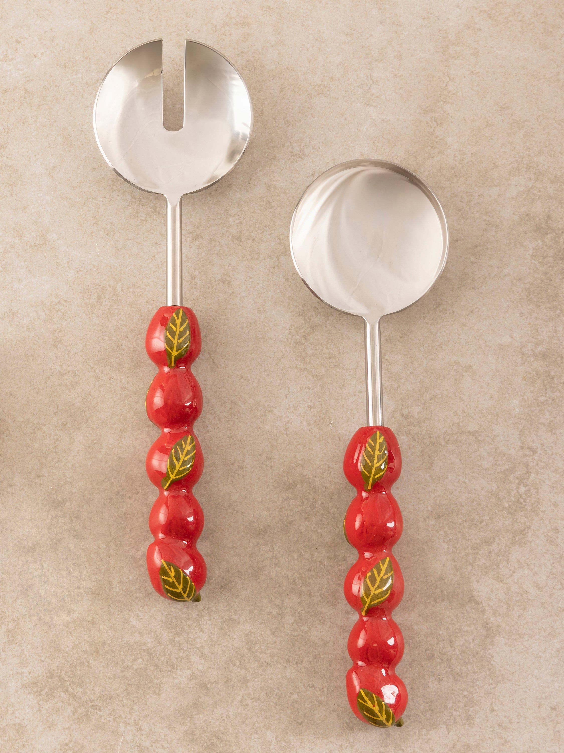 selected Red & Silver