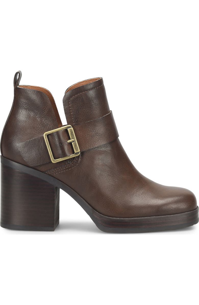 KORKS Kari Block Heel Bootie, Alternate, color, Dark Brown
