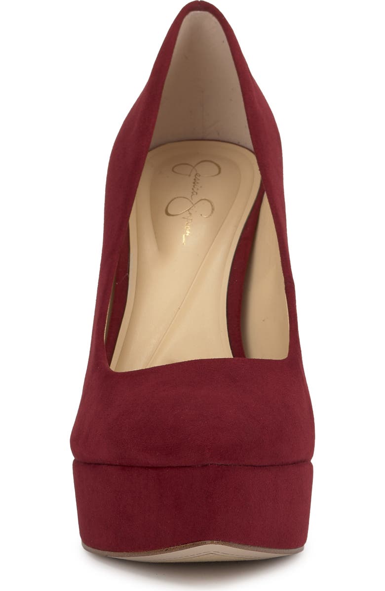Jessica Simpson Sinelia Pointed Toe Platform Pump, Alternate, color, Granada Supmcs