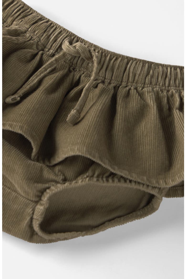 Organic Cotton Corduroy Skirt, Alternate, color, GREEN