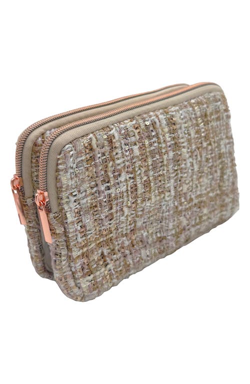 Mytagalongs Double Zip Easy View Pouch In Multi