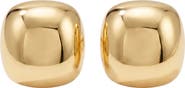 ARGENTO VIVO Puffed Square Button Stud Earrings