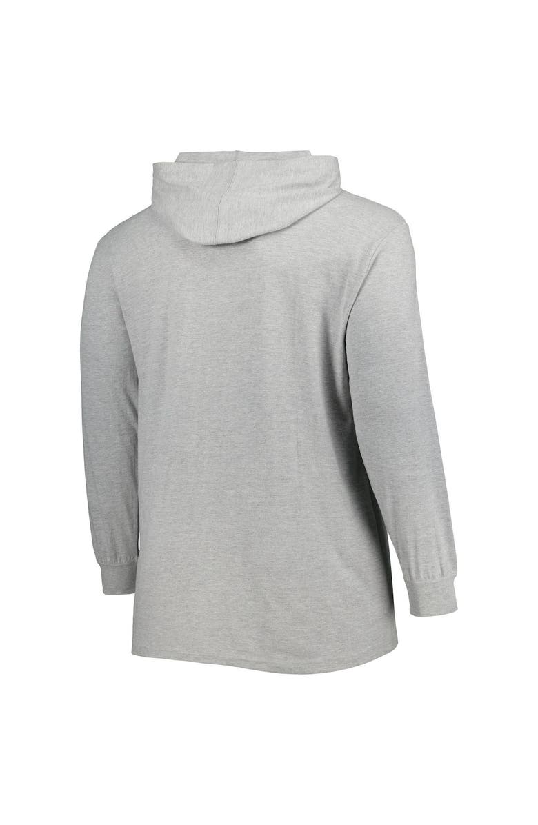 FANATICS Men's Fanatics Branded Heather Gray Boston Celtics Big & Tall Pullover Hoodie, Alternate, color, 