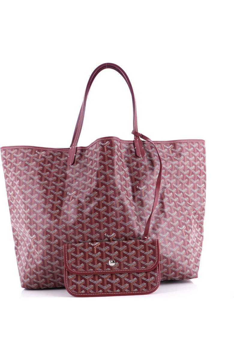 Pre-Owned Goyard Saint Louis Tote Coated Canvas GM, Alternate, color, Red