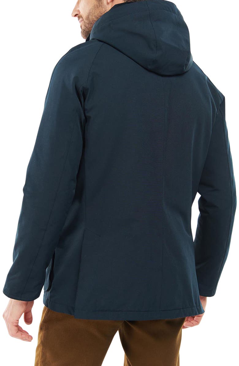 Barbour Ashby Waterproof Winter Jacket, Alternate, color, Navy