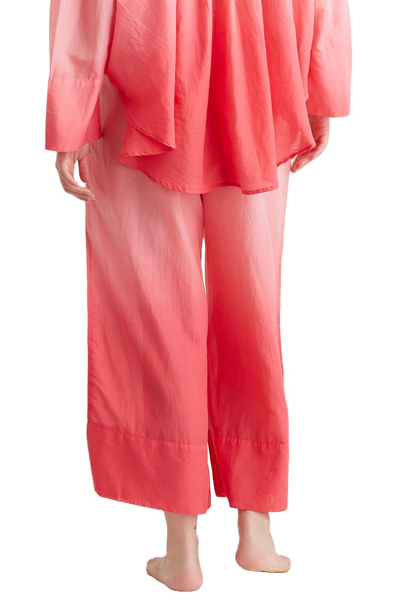 Papinelle Ombré Wide Leg Cotton Pajama Pants, Alternate, color, 