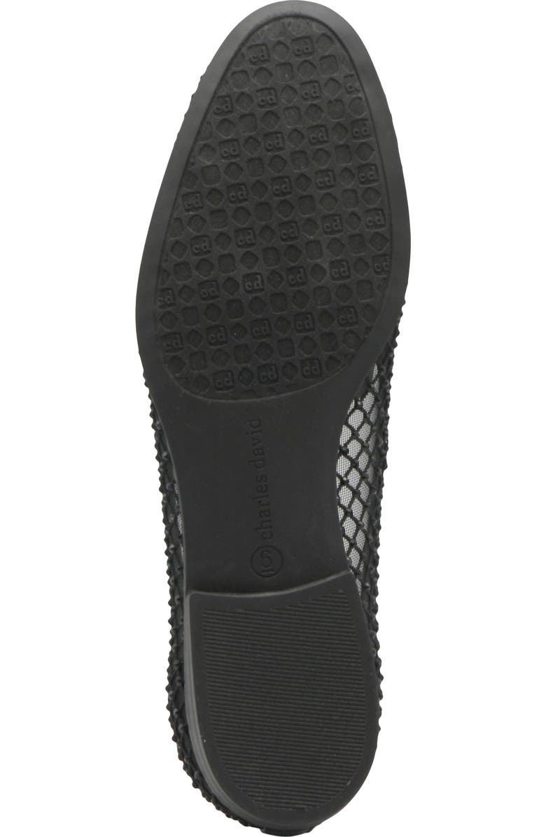 Charles by Charles David Forrest Rhinestone Mesh Loafer, Alternate, color, Black-Mesh