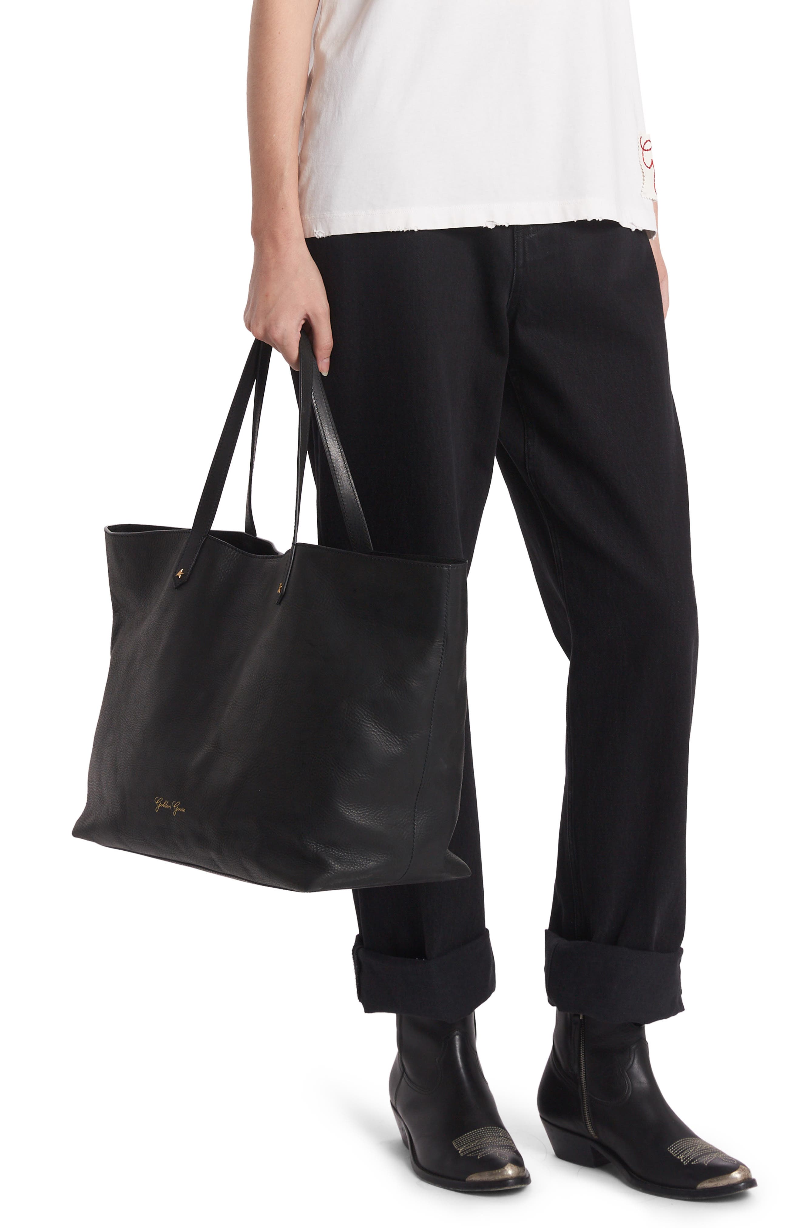 Golden Goose Pasadena Leather Tote, Alternate, color, 