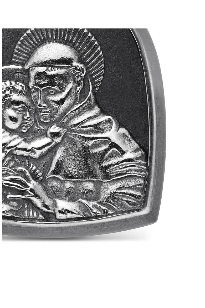 St. Anthony Amulet in Sterling Silver, Alternate, color, STERLING SILVER