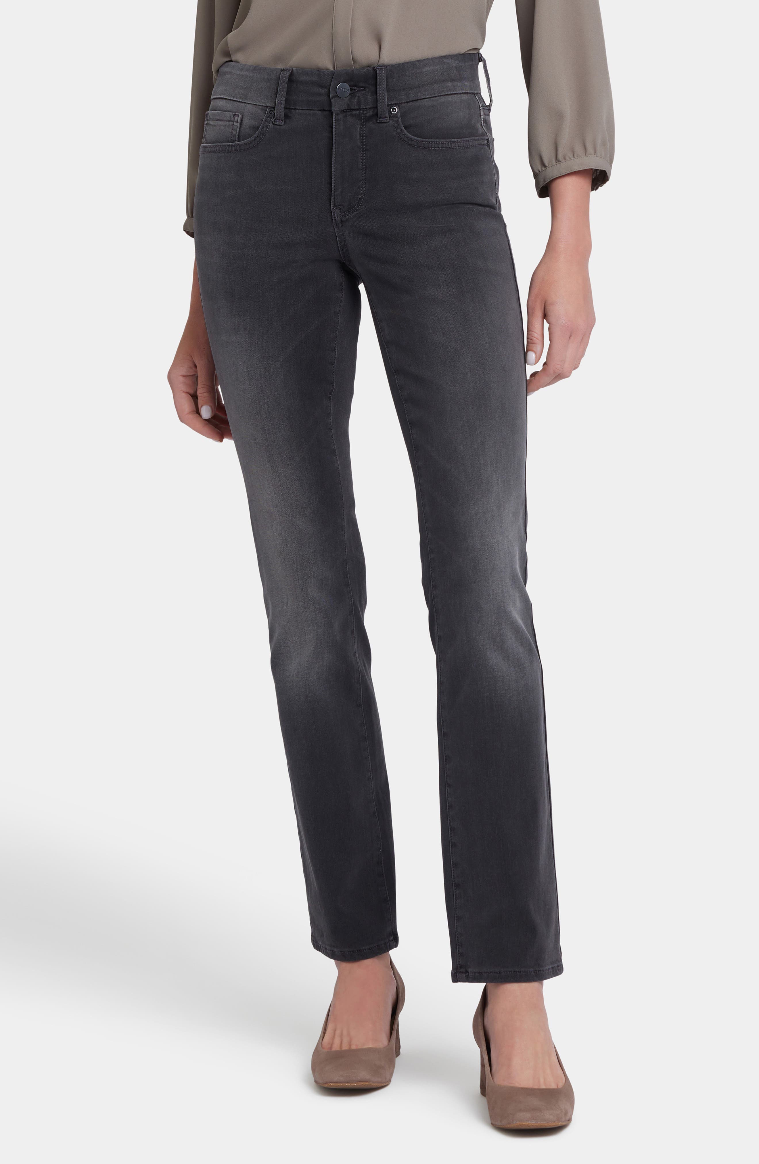 NYDJ Marilyn Waist Match Straight Leg Jeans