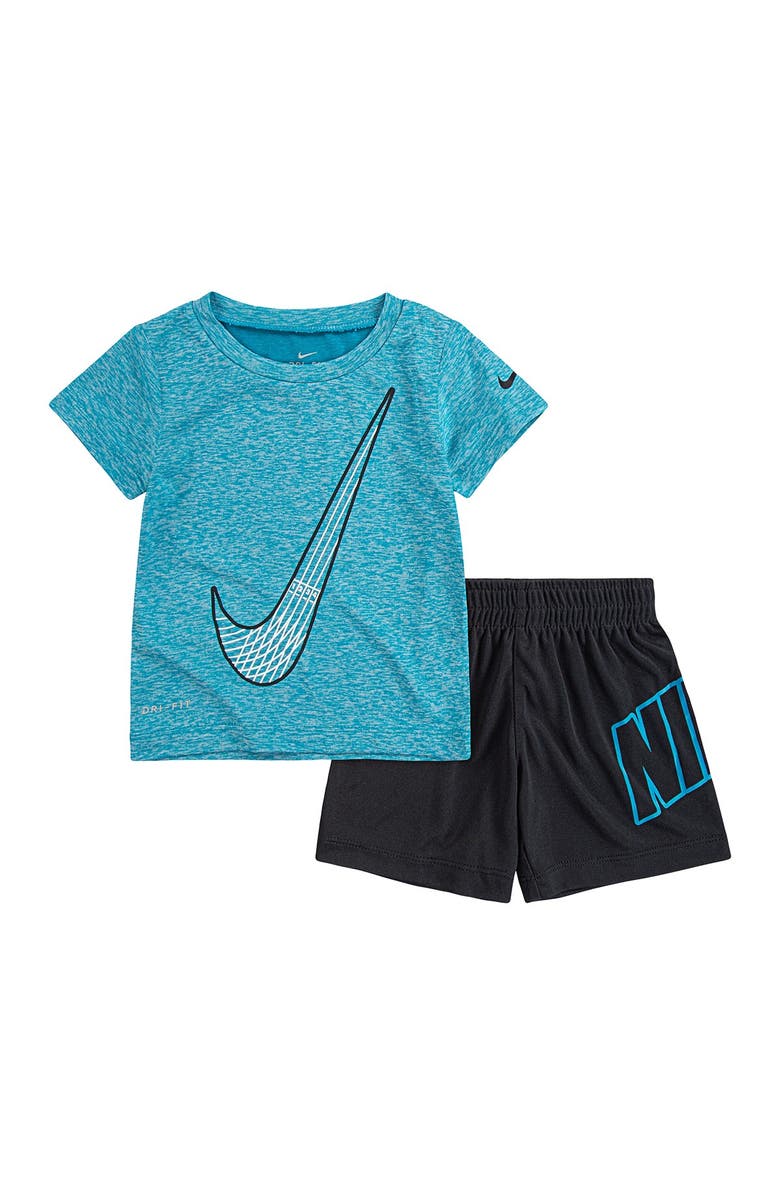 Nike NKB DF Dropsets Tee & Shorts 2-Piece Set, Main, color, 