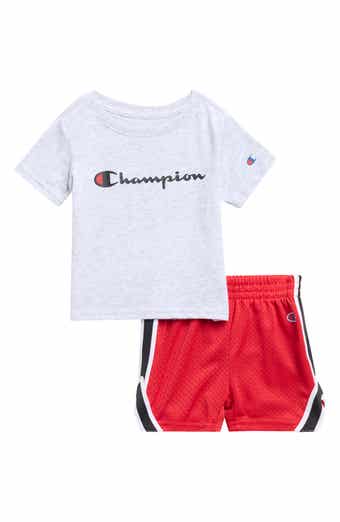 Champion Graphic T-Shirt & Mesh Shorts Set