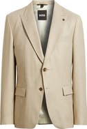 BOSS Hutson Slim Fit Stretch Wool Blend Sport Coat