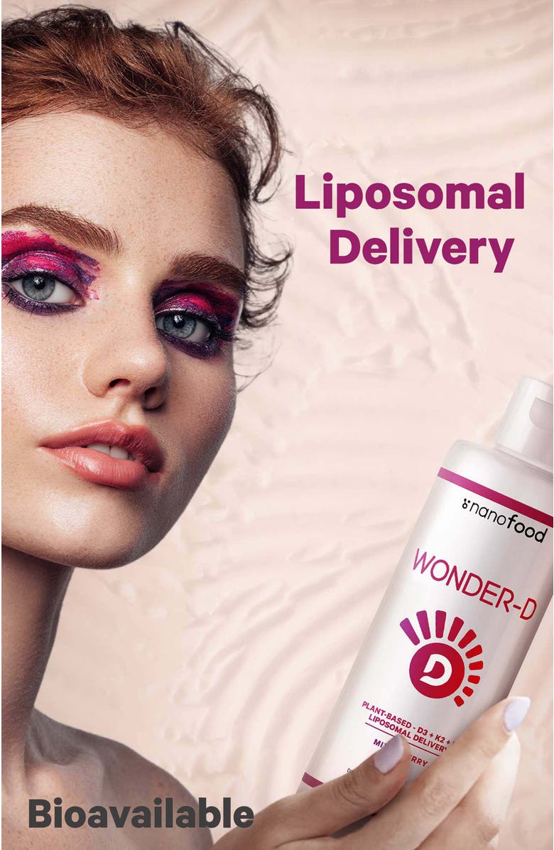 Codeage Wonder-D Vegan Vitamin D3 + K2 + B12 Liquid Supplement, Alternate, color, White