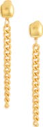 Kenneth Jay Lane Chain Link Drop Earrings