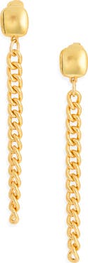 Kenneth Jay Lane Chain Link Drop Earrings