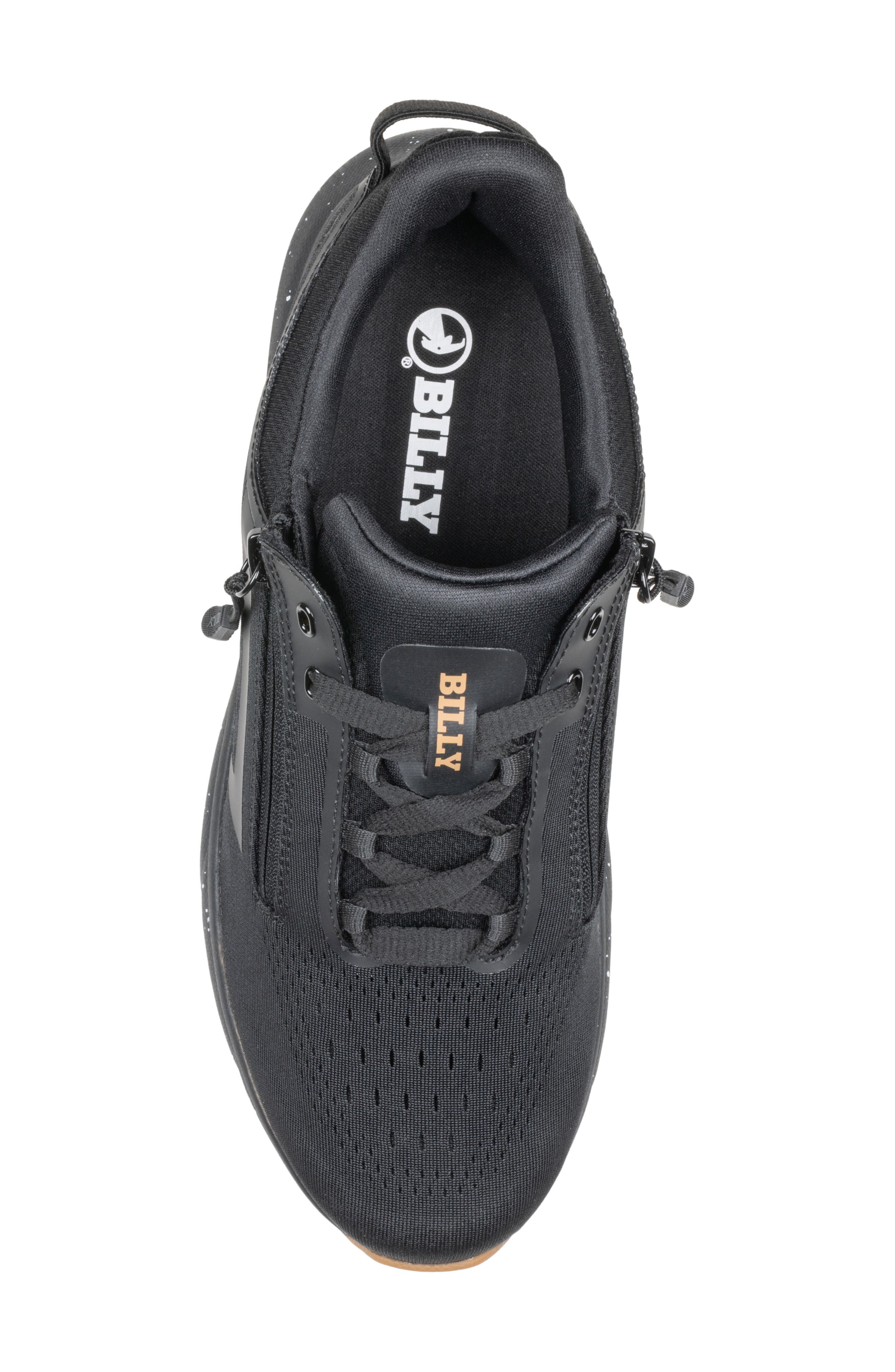 BILLY Footwear Sport Inclusion DZ1 Double Zip Sneaker, Alternate, color, Black/Black/Gum