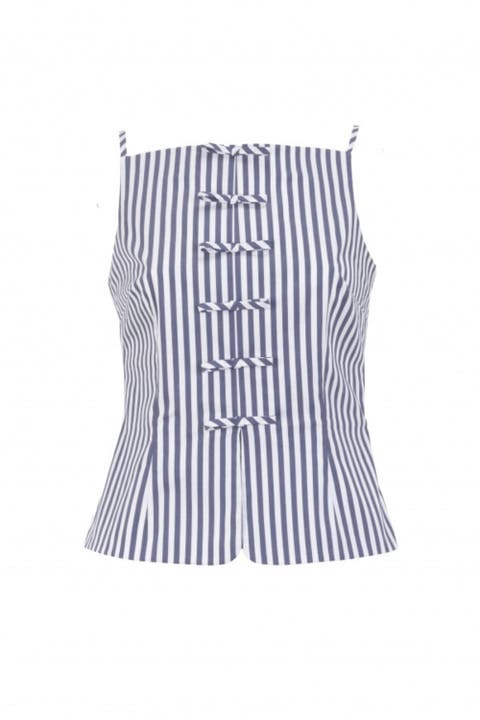 Emberly Spaghetti Bustier Blouse
