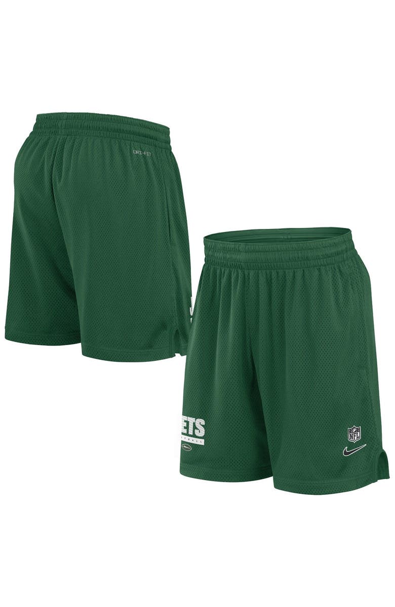 Nike Men's Nike Green New York Jets 2024 Sideline Performance Mesh Shorts, Main, color, Green