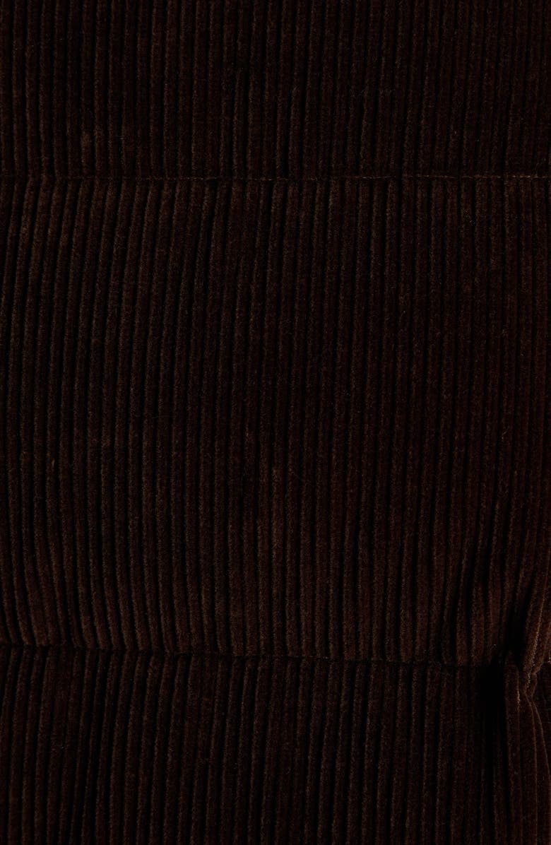 Moncler Agen Corduroy Down Vest, Alternate, color, Raisin