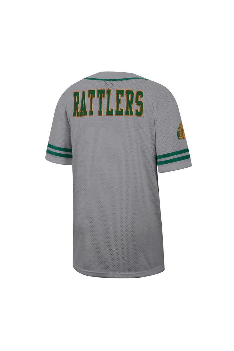 Men's Colosseum Gray Florida A&M Rattlers Free Spirited Baseball Jersey, Alternate, color, Gray