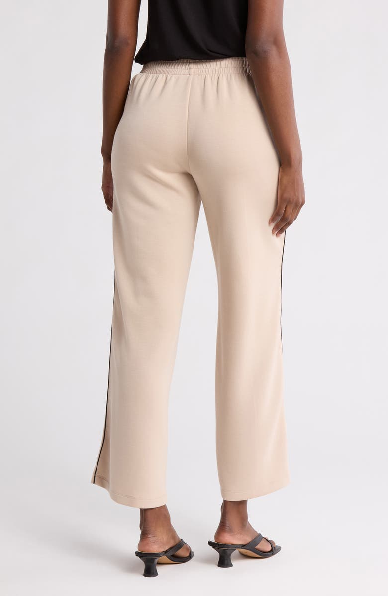 Front Stripe Scuba Knit Pants