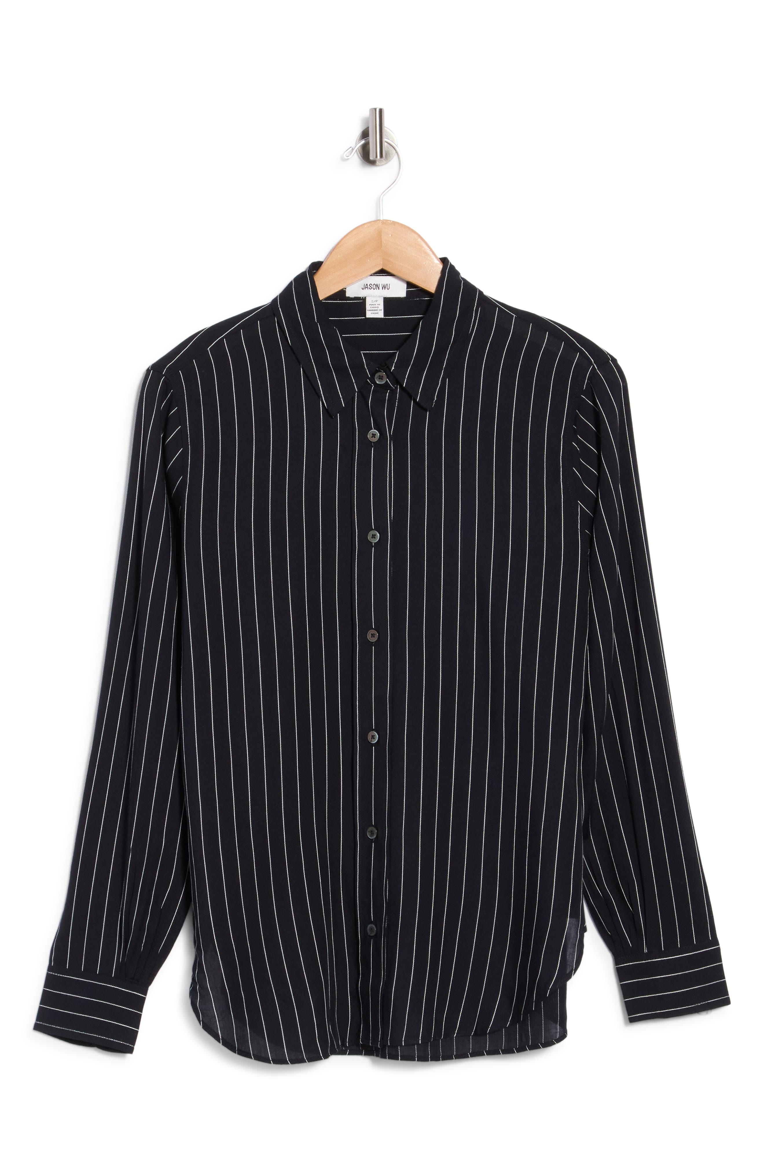 Pinstriped Long Sleeve Shirt